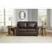 Signature Design by Ashley Colleton Dark Brown Loveseat - 67" W x 40" D x 39" H