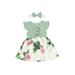 Shein Dress - Fit & Flare: Green Floral Skirts & Dresses - Kids Girl's Size 60