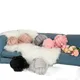 Pillows Hand-woven three-strand rope ball pillow home decoration crystal velvet knotted ball pillow