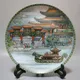Assiette décorative en porcelaine de Jingdezhen usine de porcelaine usine de tiques Paiyundian du