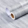 Autocollant Mars en bois gris pour meubles papier peint en PVC autocollants muraux bricolage