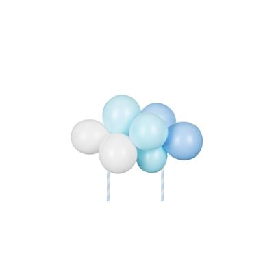 Kuchendeko hellblau blau Ballon Kuchentopper