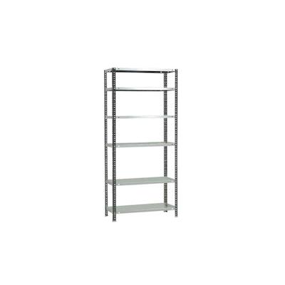 PROREGAL Schraubregal PANDA TALL | HxBxT 200x90x40cm | 6 Fachböden | Fachlast 100kg | Anthrazit-Weiß | Regal Standregal Aufbewahrungsregal Image