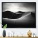 Design Art Black & White Dunes Photo V - Canyon & Desert Canvas Print Plastic in Black/White | 34 H x 44 W x 1.5 D in | Wayfair FL108792-44-34-BK