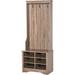 Loon Peak® Jakhari Hall Tree w/ Bench & Shoe Storage Wood in Brown | 68 H x 27 W x 15 D in | Wayfair 8C2EC7BFE931478CBDB8C172629D1B1C