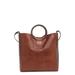 Heidi Croc Embossed Leather Tote Bag