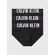 Hipster CALVIN KLEIN UNDERWEAR "HIP BRIEF 3PK" Gr. XXL (56), 3 St., schwarz (black, black, black) Herren Unterhosen Herrenwäsche