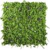 Kunstpflanze CREATIV GREEN "Blättermatte Premium UV-beständig", bunt (grün, lila), B:100cm H:100cm T:8cm, Kunstpflanzen, in UV-beständiger Ausführung