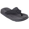 Zehentrenner SKECHERS "TANTRIC-FRITZ", Herren, Gr. 44, schwarz, Textil, used, casual, Schuhe, Sommerschuh, Schlappen, Poolslides, Badeschuh, mit weichem Zehensteg