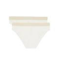 Slip MARC O'POLO Gr. M, 2 St., weiß (white) Damen Unterhosen Damenwäsche