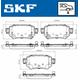 SKF Bremsbelagsatz, Scheibenbremse Hinten Rechts Links für MAZDA 6 2.2 D 2.0 2.5 AWD 4WD