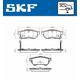 SKF Bremsbelagsatz, Scheibenbremse Hinten Rechts Links für ROVER 200 218 TD 214 Si/Gsi GSi/Si 216 GSi GTi 220 Turbo 1.4 1.4i 16V 1.6i 400 414 GSI/SI