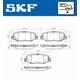 SKF Bremsbelagsatz, Scheibenbremse Hinten Rechts Links für JEEP Wrangler III 2.8 CRD 3.6 V6 Cherokee 3.7 Allrad 4x4 Compass 2.4 3.8 RWD DODGE Nitro
