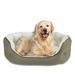 Tucker Murphy Pet™ by Arlee Home & Pet Cozy Orthopedic Eco-Friendly Durable Pet Bed Polyester in Green | 12 H x 27 W x 33 D in | Wayfair