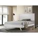 Latitude Run® Aimar Standard Bed in White Wood in Brown/White | 53.75 H x 79.65 W x 89.6 D in | Wayfair C4ACC26180A04F22ADB6764BB65417F5