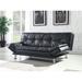 Latitude Run® Peniel 72.6" Upholstered Sleeper Sofa Faux Leather | 36 H x 72.6 W x 37.4 D in | Wayfair 64EC4649789B43BF9F26E3D8F59B4FDA