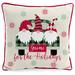 The Holiday Aisle® 16" x 16" Outdoor Throw Pillow w/ Welt Polyester/Polyfill blend | 16 H x 16 W x 4 D in | Wayfair
