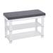 Latitude Run® Shoe Storage Entryway Bench, Bamboo in Gray | Wayfair D0D58B8B703E4905A4253628F84746C8