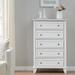 August Grove® Cailee 5 - Drawer Dresser Wood in White | 31 W in | Wayfair 0A5743B8F2334CAAB1C448E0C5A8CEE2