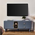 Latitude Run® Ascan 54.57" W Storage Credenza Wood in Blue | 21.65 H x 54.57 W x 15.75 D in | Wayfair A44679CBB1154E7DBA5522E26A0981AA