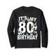 Lustige "It's My 80th Birthday"-Hüte für Fußball, 80 Jahre alt Langarmshirt