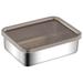 Daiosportswear 304 Stainless Steel Preservation Box Deep Japanese Box Barbecue Oil Filter Fruit Multi-purpose