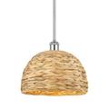 Innovations Lighting 516-1S-11-12 Woven Rattan Pendant Woven Rattan 12 Wide Pendant -