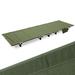 SUKIY Foldable Camping Cot Single Person Outdoor Folding Bed 330Lb For Backpacking(army green)