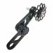 SUKIY Aluminium Alloy Cycling Single Speed Chain Folding Bike Stabilizer Tensioner(black)