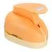 PATIKIL 1.7 x 2.8 EC36 Paper Punch Shapes Mini Hole Puncher Crown Shape for DIY Craft Supplies Scrapbook Cards Tags Orange