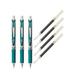 Pentel EnerGel Deluxe RTX .. Liquid Gel Ink Pen .. Set Kit Pack of .. 3 with 4 Refills .. (Turquoise - 0.7mm) Ã¢â‚¬Â¦