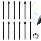 Standard Pen Nibs for 12Pcs Black Replacement Refill Pen Tips for Intuos Pro IMobileStudio Pro
