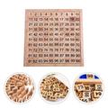 Number Sorting Board Educational Plaything Puzzles for Toddlers Childrenâ€™s Toys Wooden