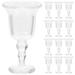 Drinking Glasses 20 Pcs Miniture Toys Micro Decorative Miniature Goblet Accessories Abs Child