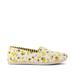 TOMS Women's Alpargata Floral Bees Espadrille Shoes Natural/White/Multi, Size 6