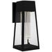 Guinn Integrated LED Matte Black Outdoor Wall Lantern