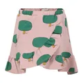 Bobo Choses , Pink Organic Cotton Skirt with Tree Print ,Pink female, Sizes: 5 Y, 11 Y