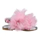 Monnalisa , Pink Tulle Sandals with Silver Heart Pendant ,Pink female, Sizes: 29 EU, 34 EU, 30 EU, 28 EU, 35 EU, 31 EU, 33 EU, 27 EU, 32 EU