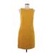 Banana Republic Factory Store Casual Dress - Sheath: Yellow Dresses - Women's Size 6