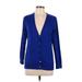 Grace Elements Cardigan Sweater: Blue Sweaters & Sweatshirts - Women's Size Large