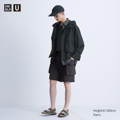 Uniqlo - Parachute Cargo Shorts - Black - M