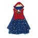 Wonder Woman Costume: Blue Accessories - Kids Girl's Size Large