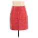ASOS Faux Leather Skirt: Red Bottoms - Women's Size 0
