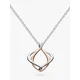 Kit Heath Entwine Alicia Pendant Necklace, Silver/Rose Gold