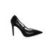 Zara Heels: Slip On Stiletto Cocktail Black Print Shoes - Women's Size 38 - Pointed Toe