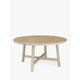 KETTLER Cora 6 Seat Round Garden Dining Table, FSC-Certified (Acacia Wood), Natural