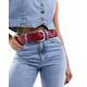 Mango western belt in red