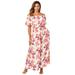 Plus Size Women's Off-The-Shoulder Maxi Dress by Jessica London in Multi Bold Floral (Size 26 W)