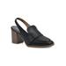 Women's Vocality Slingback by White Mountain in Black Smooth (Size 8 1/2 M)