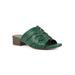 Women's Alluvia Sandal by White Mountain in Green Smooth (Size 8 M)
